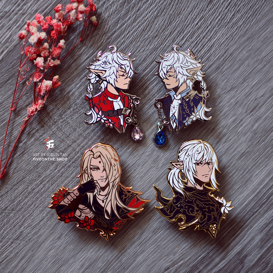 Alisaie & Alphinaud ✦ FFXIV Endwalker Enamel Pin