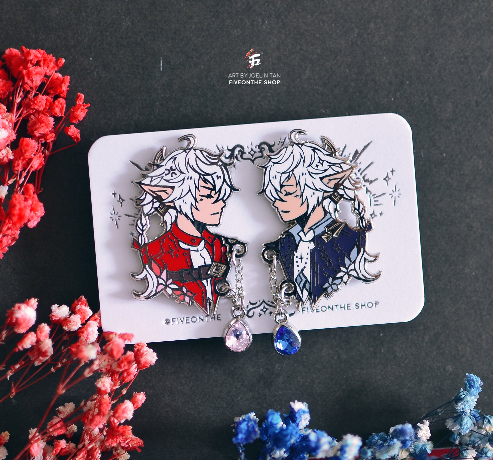 Alisaie & Alphinaud ✦ FFXIV Endwalker Enamel Pin