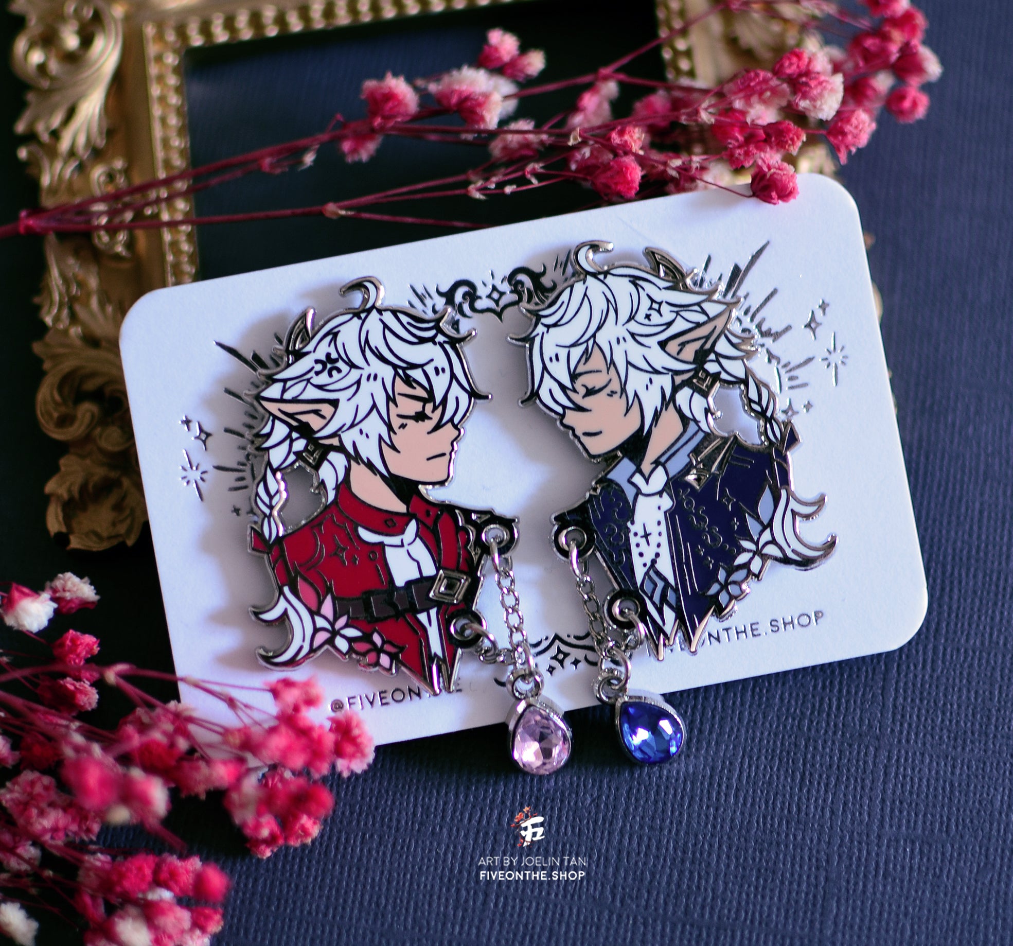 Alisaie & Alphinaud ✦ FFXIV Endwalker Enamel Pin