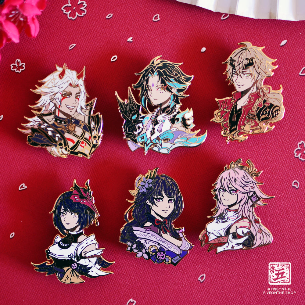 Xiao ✦ Genshin Impact Enamel Pins