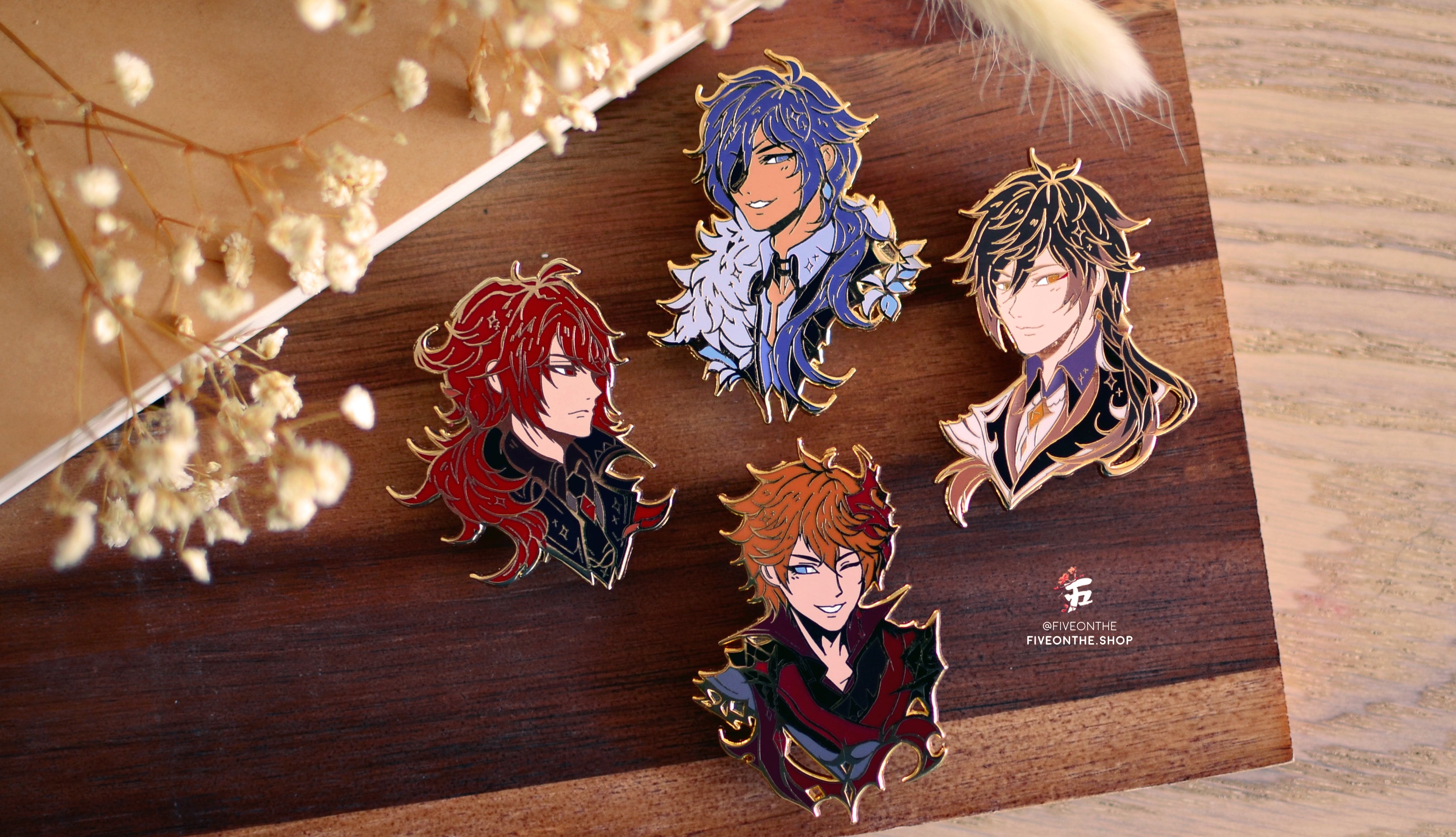 Zhongli ✦ Genshin Impact Enamel Pins