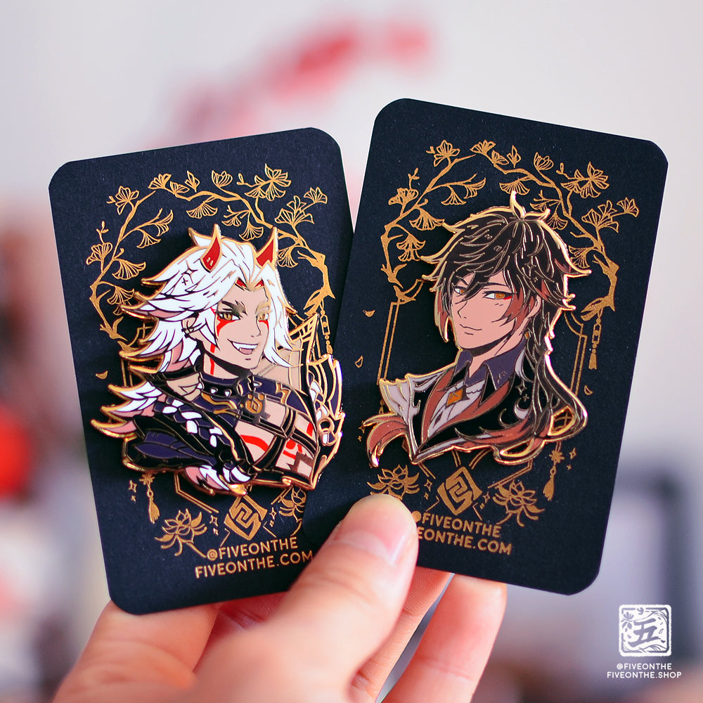 Zhongli ✦ Genshin Impact Enamel Pins