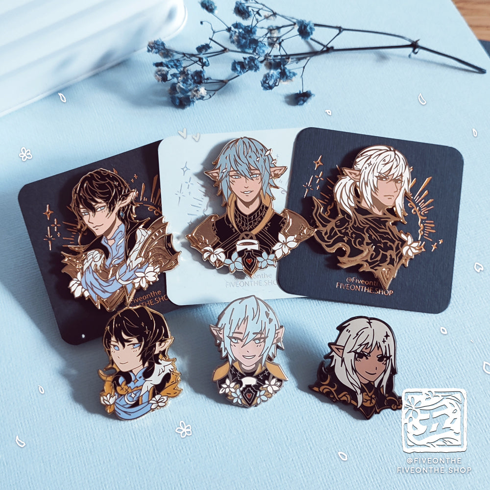Ser Aymeric ✦ FFXIV Heavensward Enamel Pin