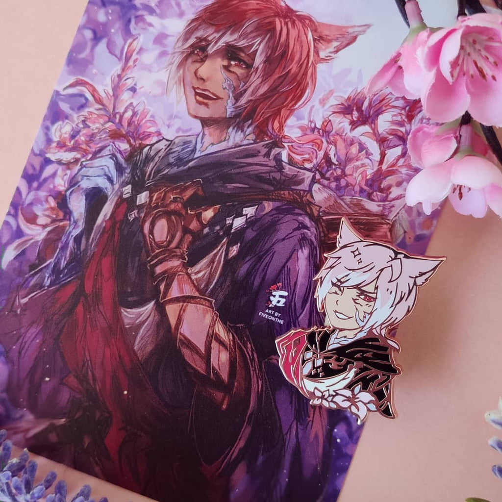 G'raha Tia / Crystal Exarch ✦ FFXIV Shadowbringers Enamel Pin