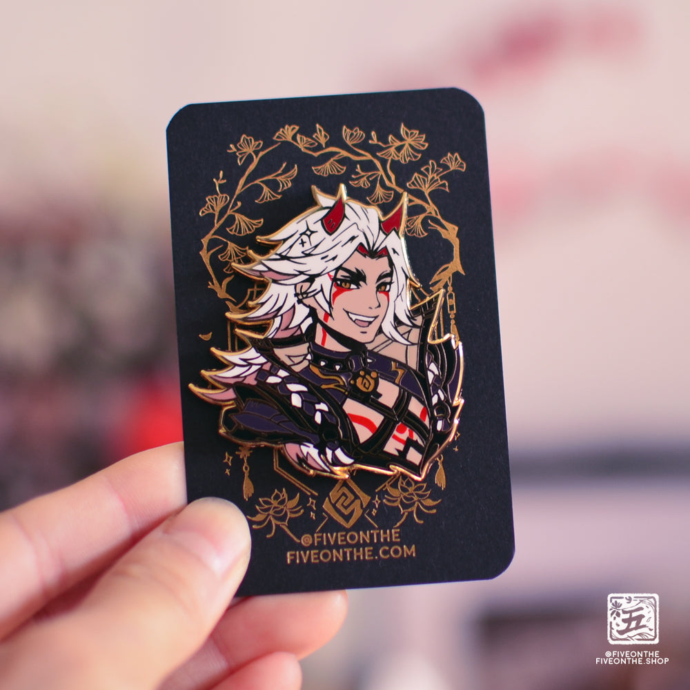 Itto ✦ Genshin Impact Enamel Pins