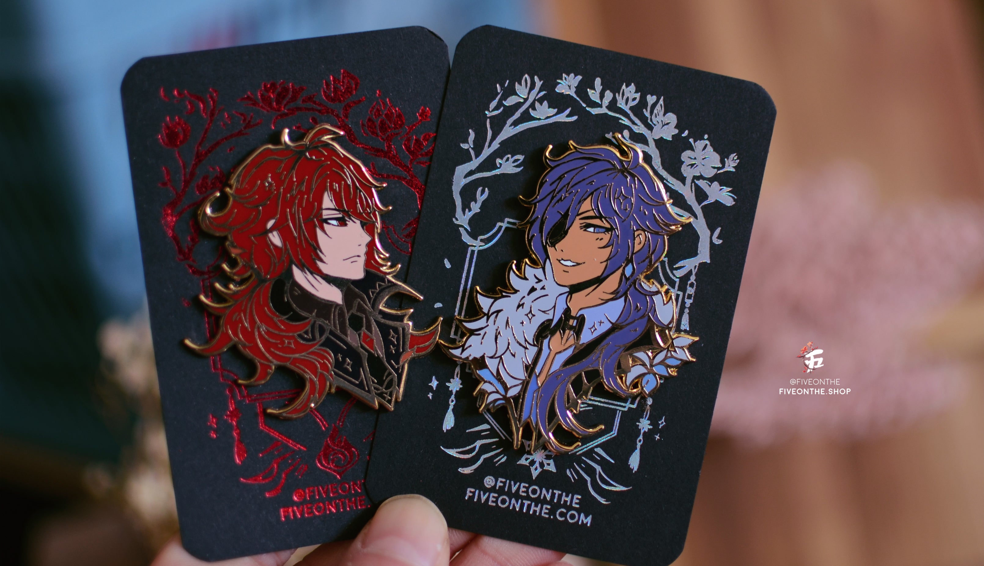 Diluc ✦ Genshin Impact Enamel Pins