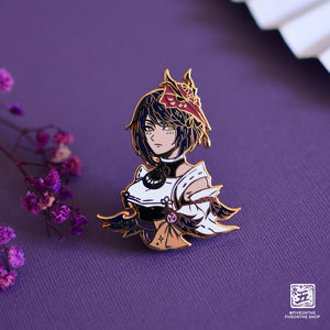 Kujou Sara ✦ Genshin Impact Enamel Pins