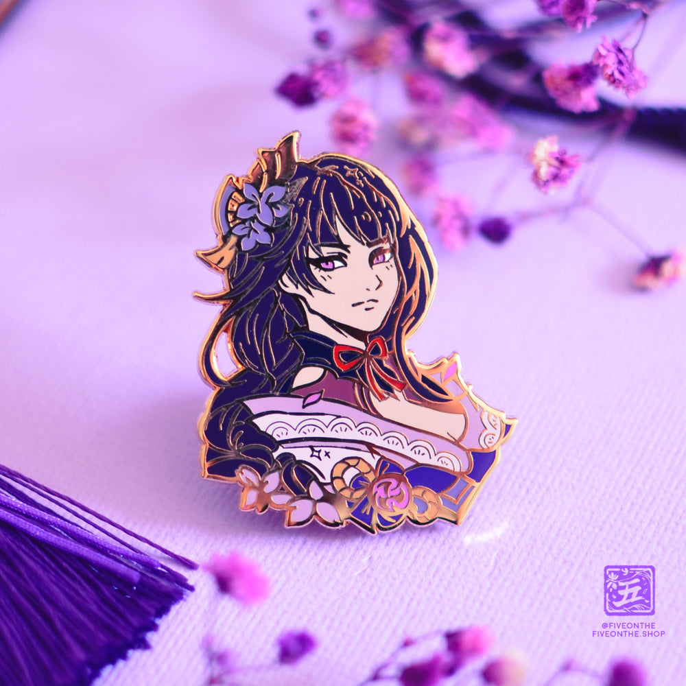 Raiden Shogun ✦ Genshin Impact Enamel Pins