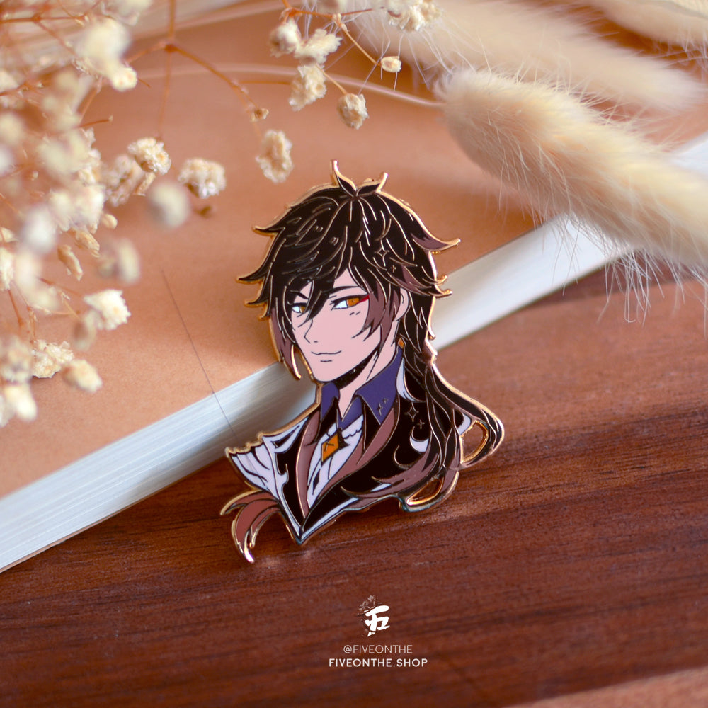Zhongli ✦ Genshin Impact Enamel Pins