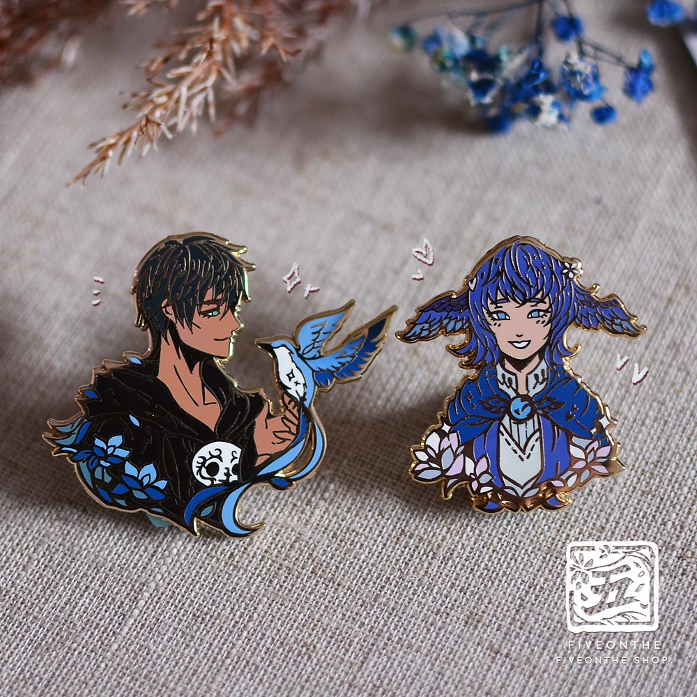 Hermes ✦ FFXIV Endwalker Enamel Pin