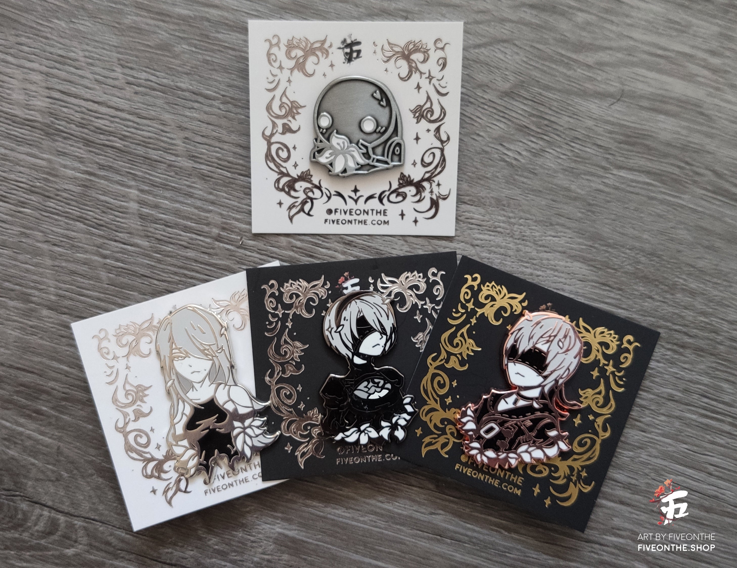 2B ✦ NieR Automata Enamel Pin