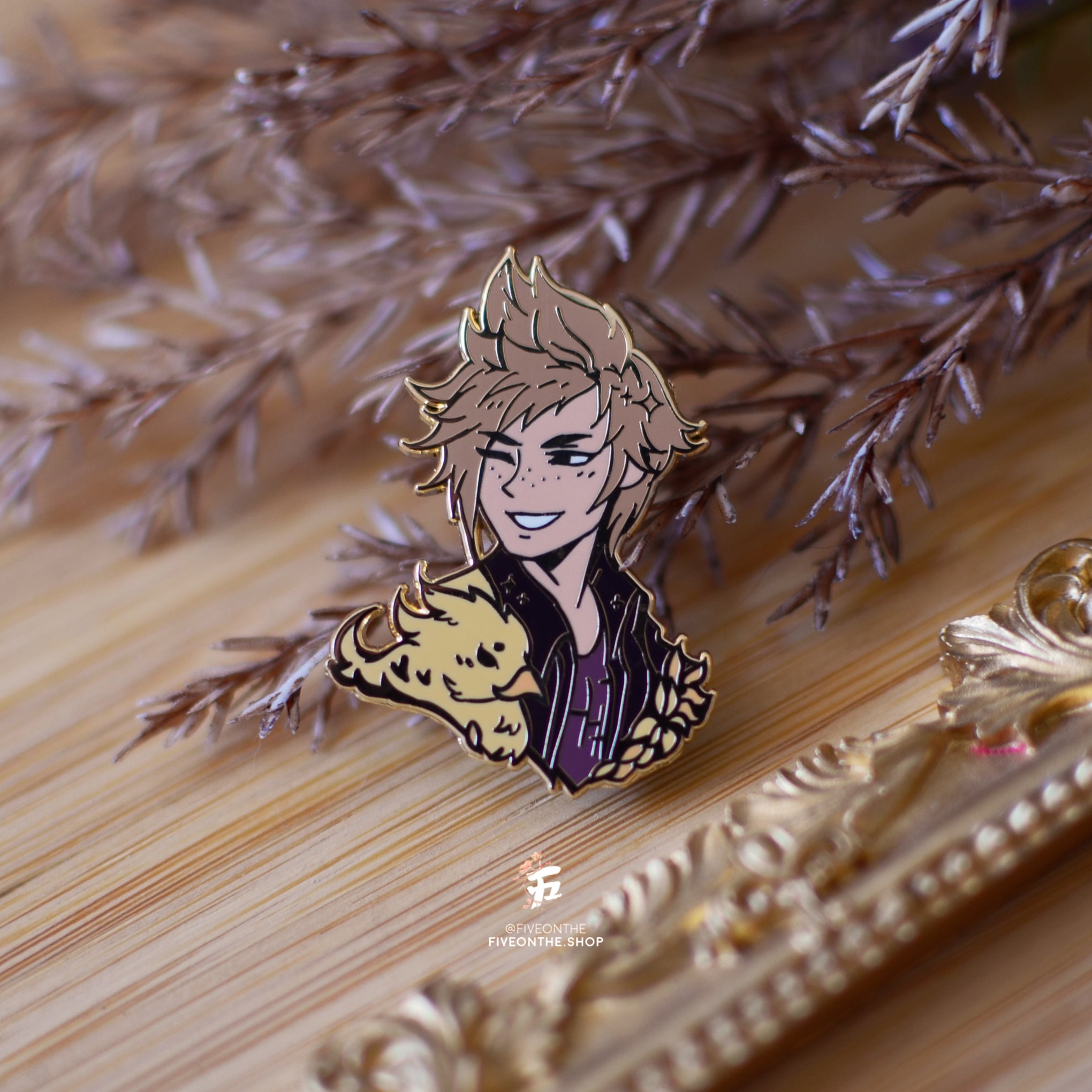 Noctis, Prompto, Gladio and Ignis ✦ FFXV Enamel Pins