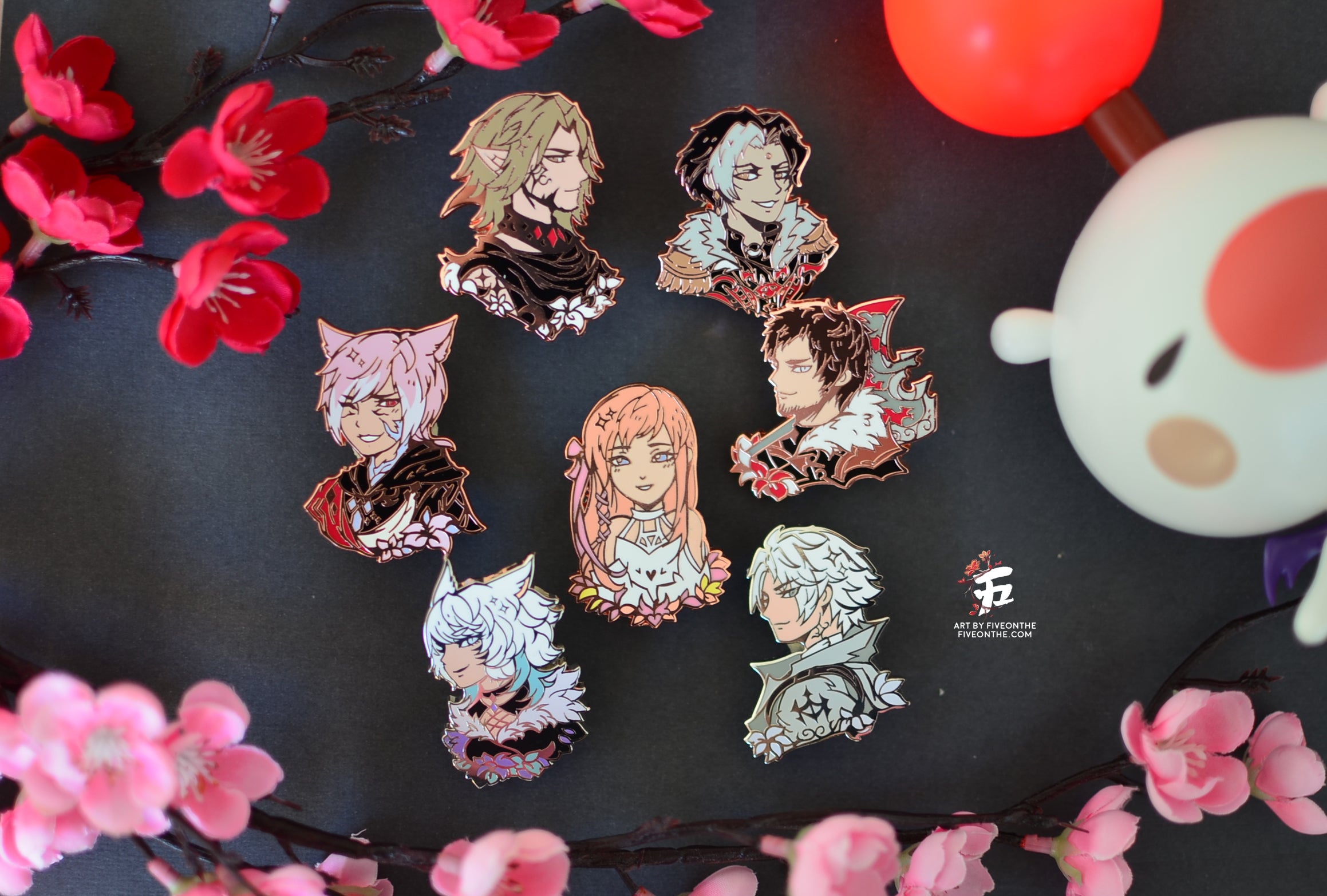 Emet-Selch ✦ FFXIV Shadowbringers Enamel Pin