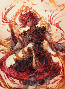 Vermillion Phoenix Suzaku ✦ FFXIV Art Print