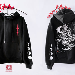 【PRE-ORDER】Tsukuyomi NIGHTBLOOM Screenprinted Hoodie ✦ FFXIV