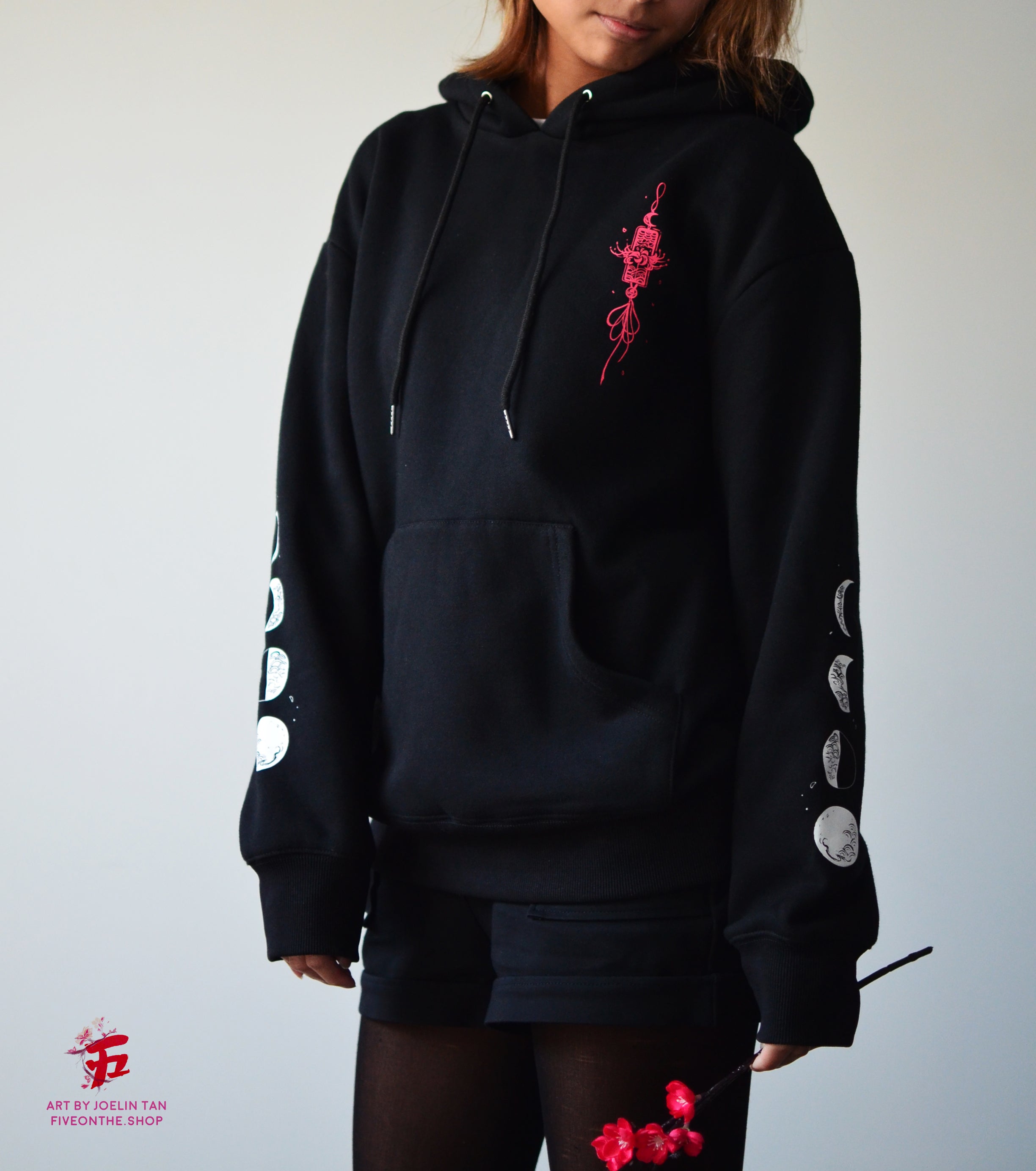 Tsukuyomi NIGHTBLOOM Screenprinted Hoodie ✦ FFXIV
